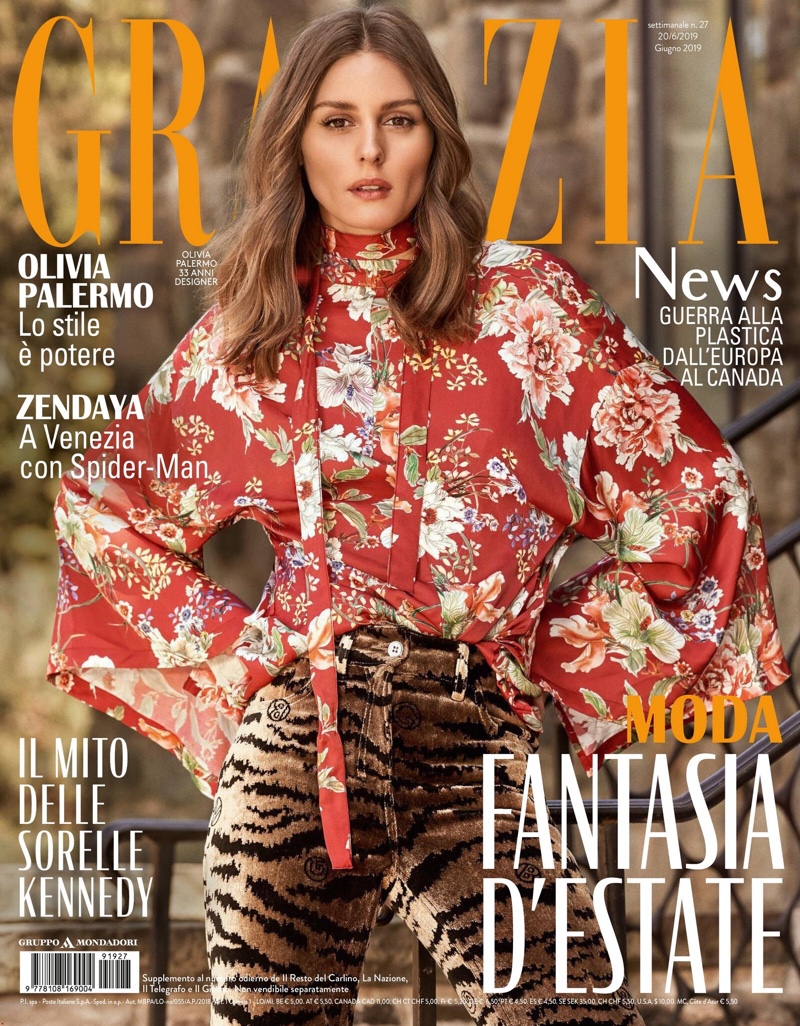 Olivia Palermo on Grazia Italy June 20th, 2019 Cover