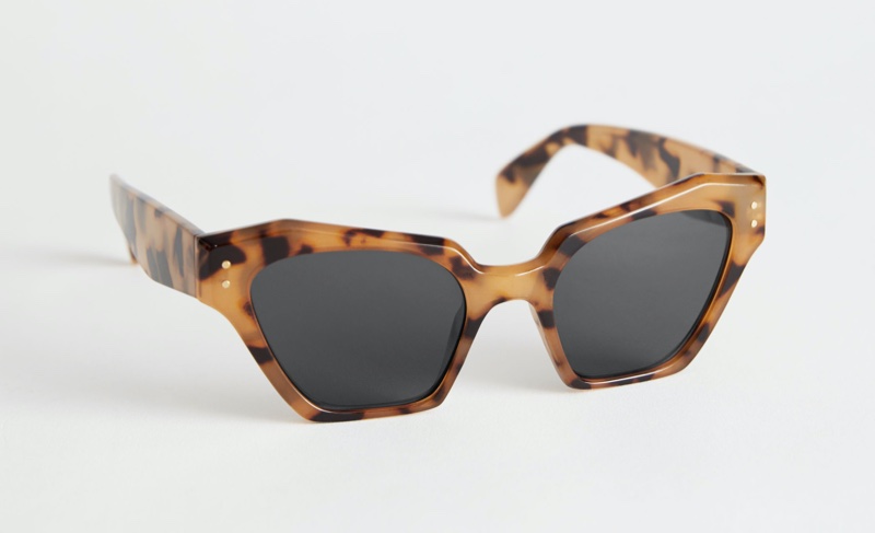 & Other Stories Geometric Tortoise Sunglasses $39