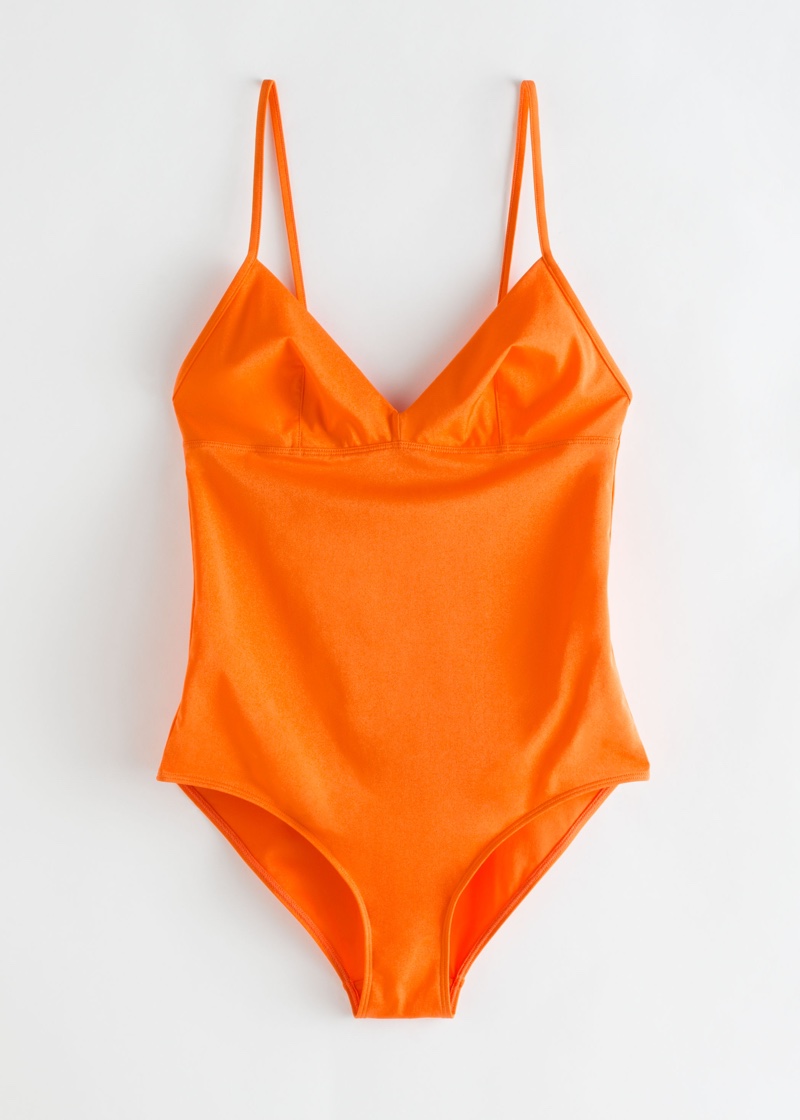 & Other Stories Low Back Tie Swimsuit $59