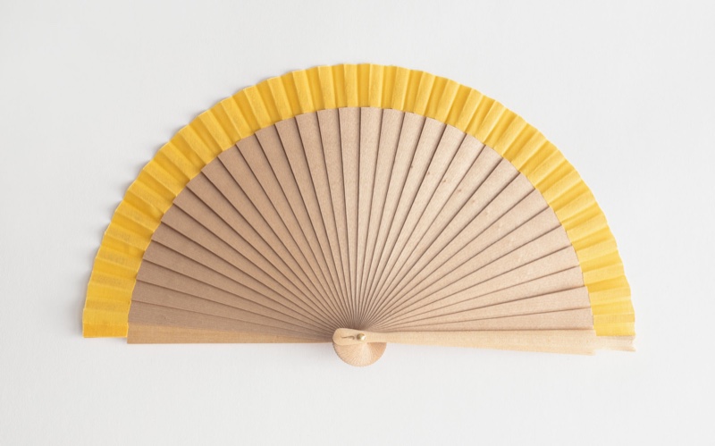 & Other Stories Wooden Stripe Fan $69