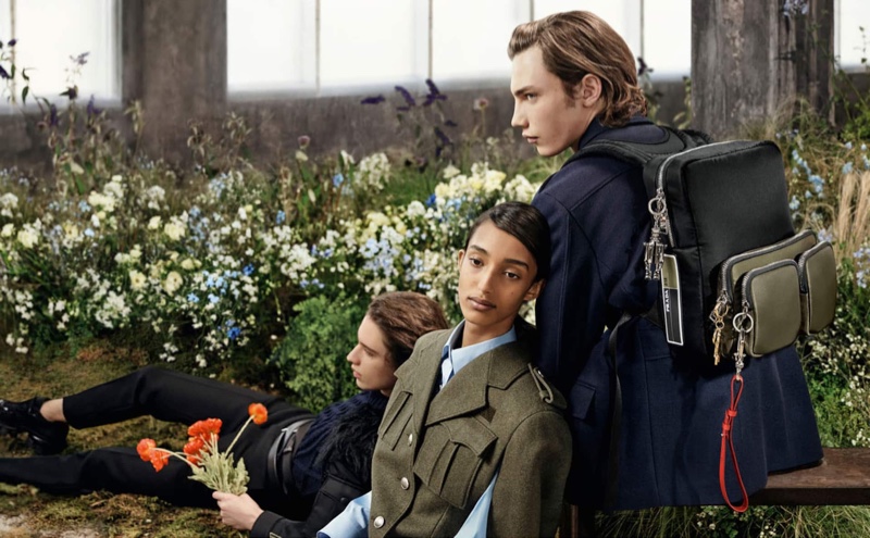 Prada sets fall-winter 2019 campaign amongst florals