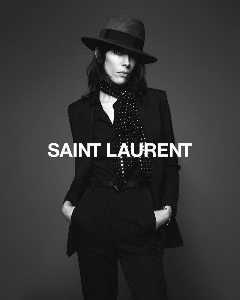 Saint Laurent taps Jamie Bochert for fall 2019 campaign