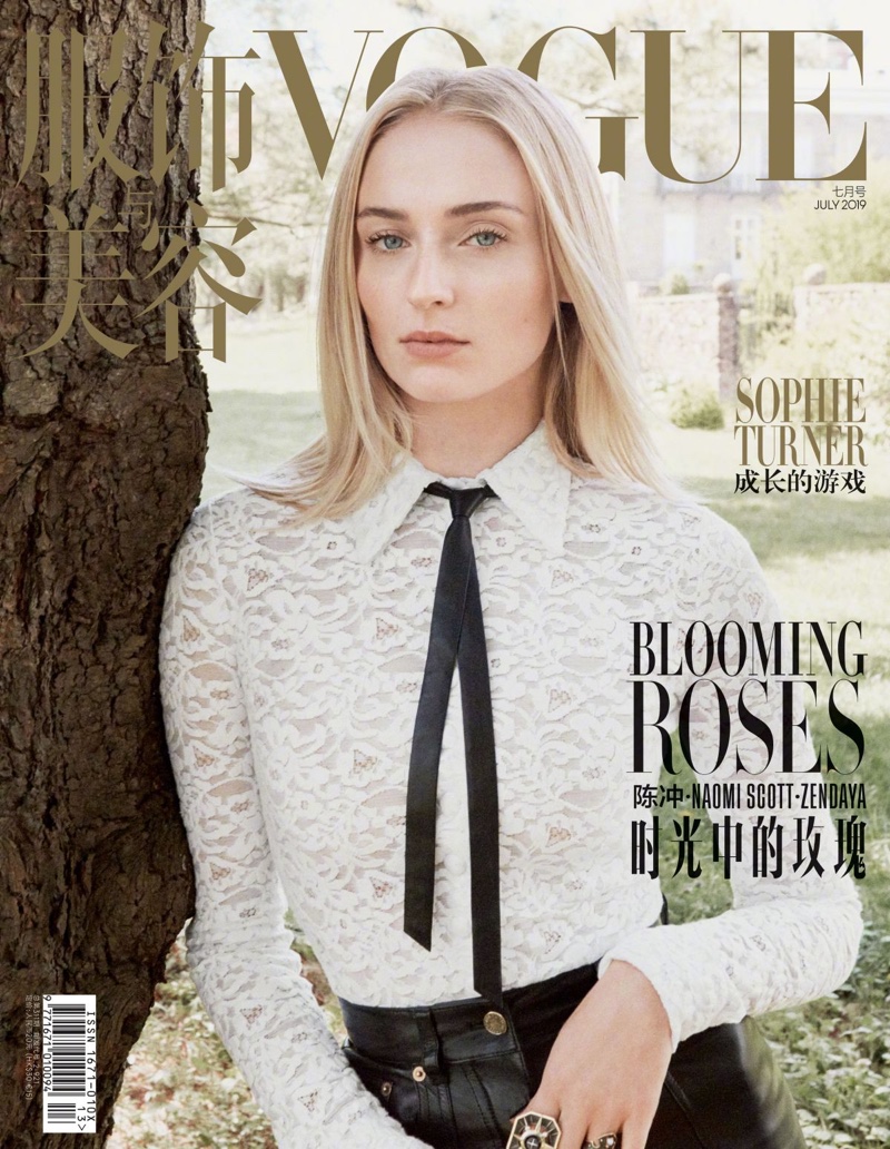 Sophie Turner on Vogue China July 2019 Cover