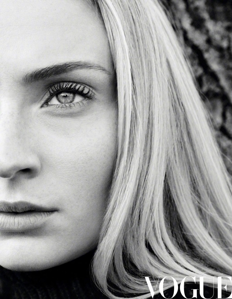 Ready for her closeup, Sophie Turner stuns in this shot