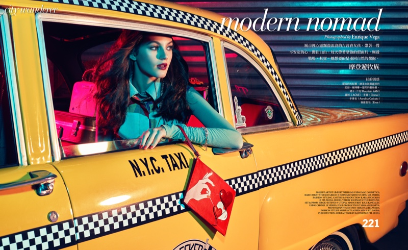 Valery Kaufman is A City Slicker for Vogue Taiwan