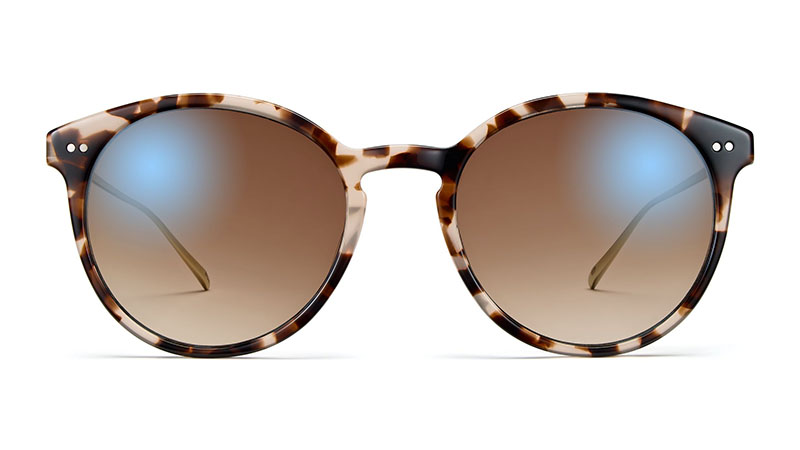Warby Parker Langley Sunglasses in Opal Tortoise with Riesling $145