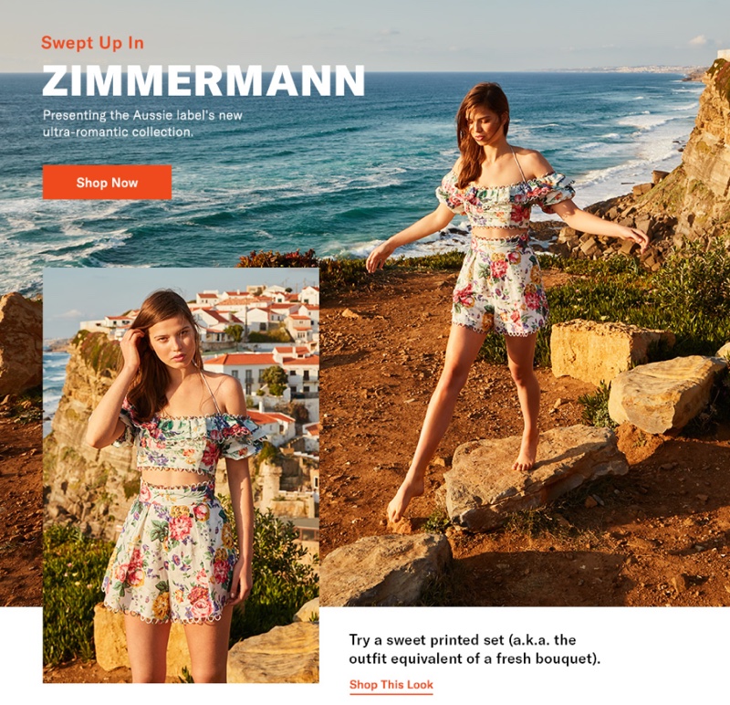 Zimmermann Allia Pintuck Off Shoulder Top $425 and  Allia High Rise Shorts $375