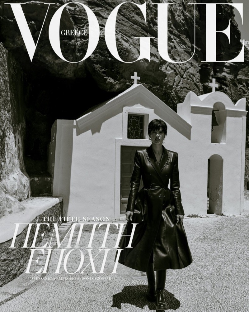 Alessandra Ambrosio on Vogue Greece August 2019 Cover