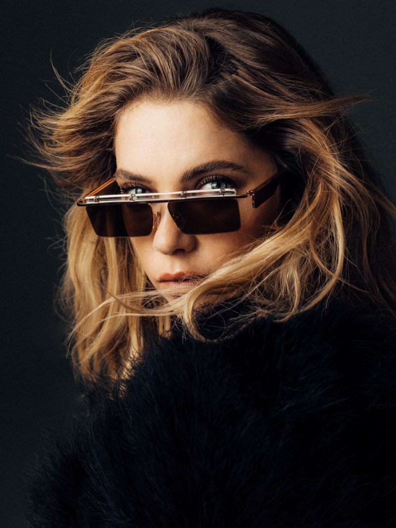 Ashley Benson poses in Prive Revaux The Planco sunglasses