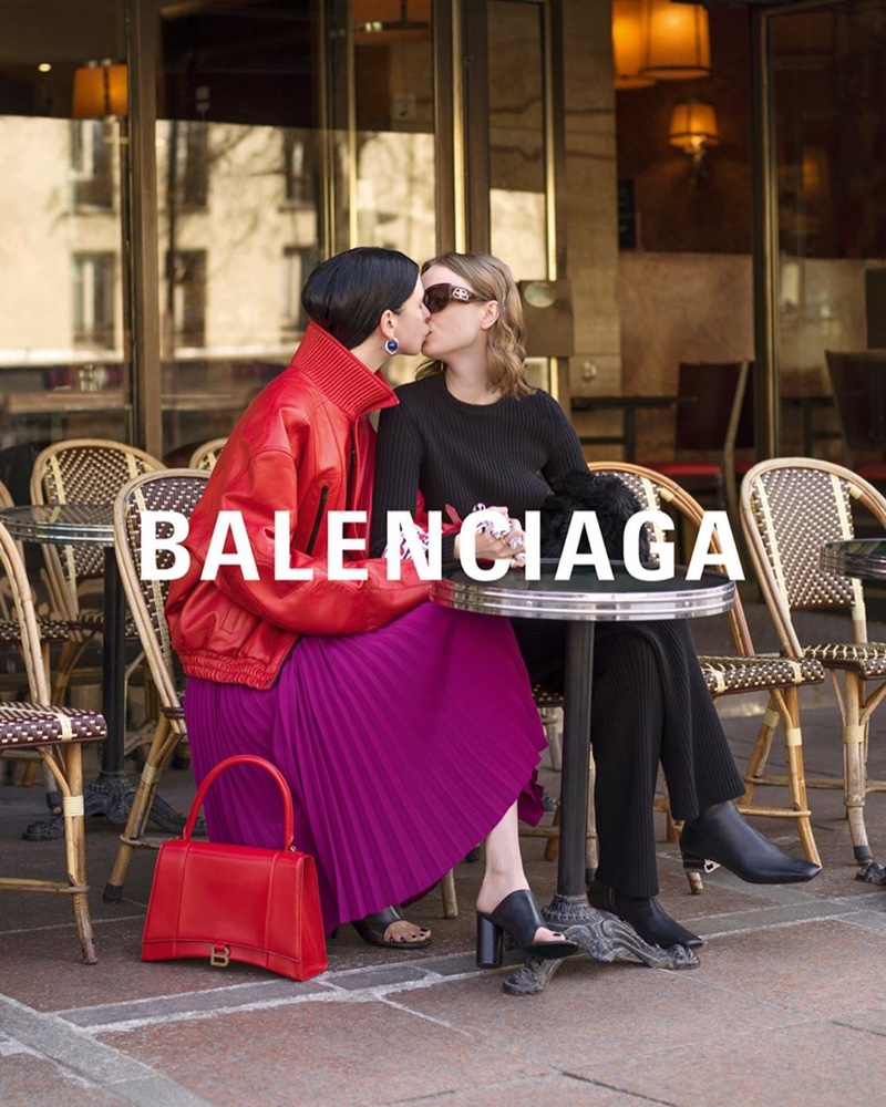 Elsa Sjokvist and Asta Stensson star in Balenciaga winter 2019 campaign