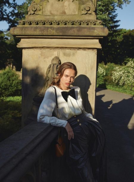 Birgit Kos Poses in Elegant Fall Fashions for InStyle Birgit Kos Poses in Elegant Fall Fashions for InStyle