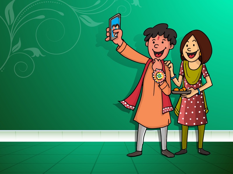 Brother Sister Raksha Bandhan