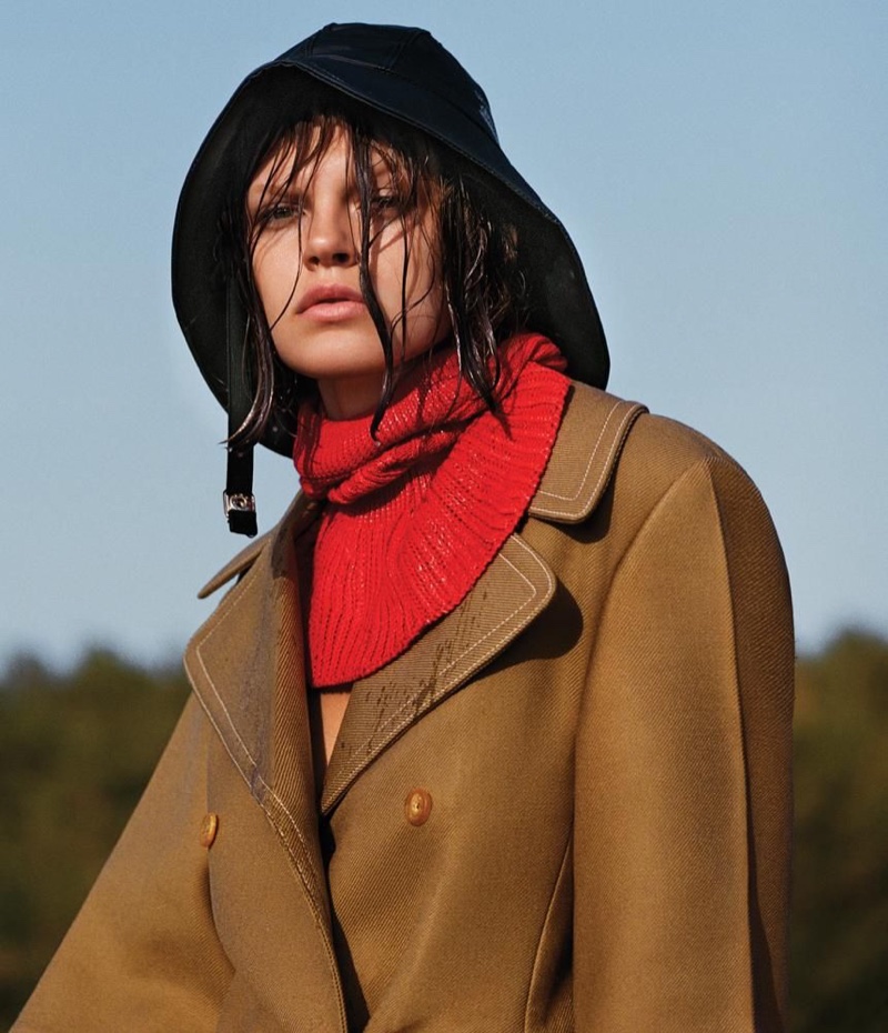 Cara Taylor Layers Up in Autumn Fashion for WSJ. Magazine