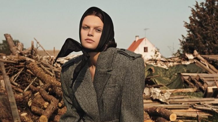Cara Taylor Layers Up in Autumn Fashion for WSJ. Magazine
