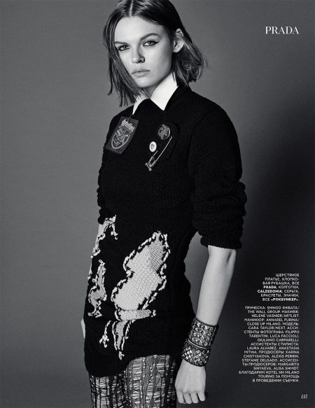 Cara Taylor Wears the Fall Collections for Vogue Russia Cara Taylor Wears the Fall Collections for Vogue Russia
