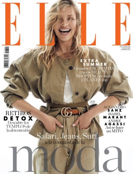 Caroline Corinth ELLE Spain Xavi Gordo Cover Fashion Editorial