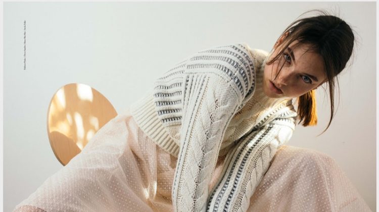 Celine Bethmann Wears Fall Looks for Latest Magazine