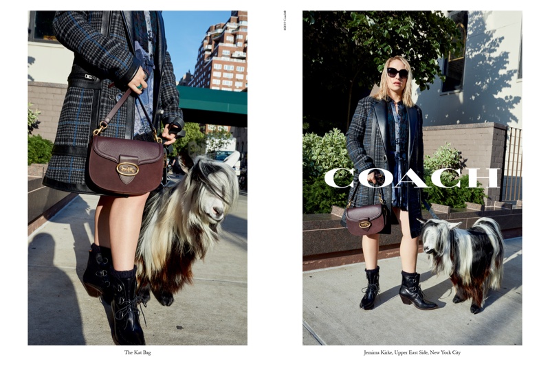 Jemima Kirke appears in Coach fall-winter 2019 campaign