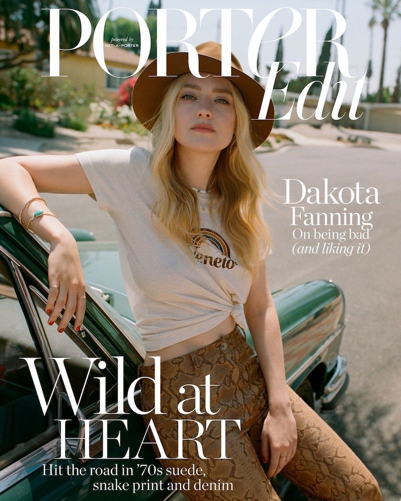Dakota Fanning on PORTER Edit July 19th, 2019 Cover