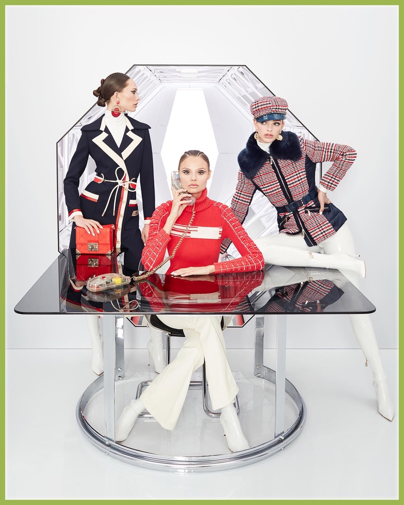 Elisabetta Franchi channels futuristic vibes for its fall-winter 2019 campaign