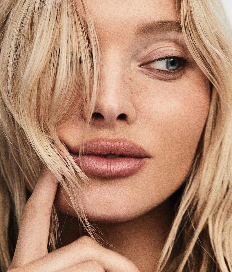 Elsa Hosk gets her closeup in this beauty shot