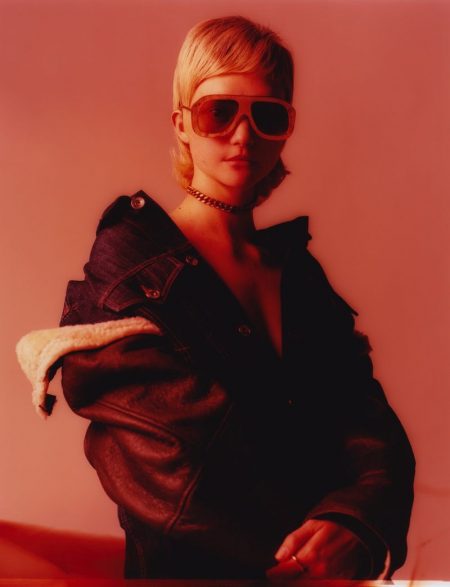 Gemma Ward Embraces Daring Denim for M Le Magazine du Monde Gemma Ward Embraces Daring Denim for M Le Magazine du Monde