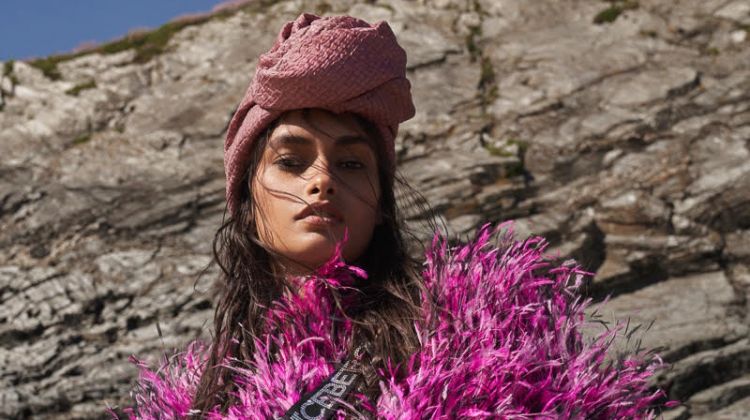 Gizele Oliveira Wears Fashion Forward Looks in Harper's Bazaar Arabia