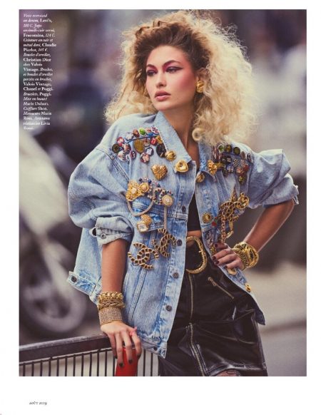 Grace Elizabeth Channels 1980's Glamour for Vogue Paris Grace Elizabeth Channels 1980's Glamour for Vogue Paris