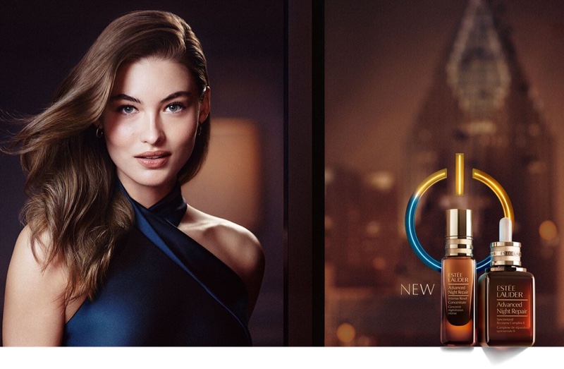 Grace Elizabeth stars in Advanced Night Repair Intense Reset Concentrate campaign