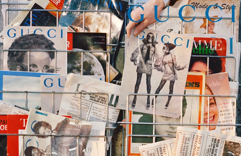 Gucci reimagines the newsstand for its fall-winter 2019 campaign