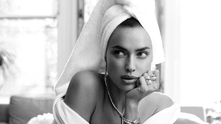 Irina Shayk Gets Glam for Bazaar.com’s Digital Issue