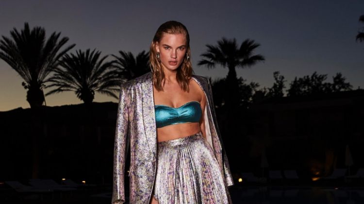 Isabel Scholten Shimmers in Sequins for F Italia
