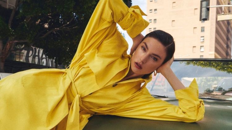 Jacquelyn Jablonski Suits Up in Rainbow Hues for Vogue Poland