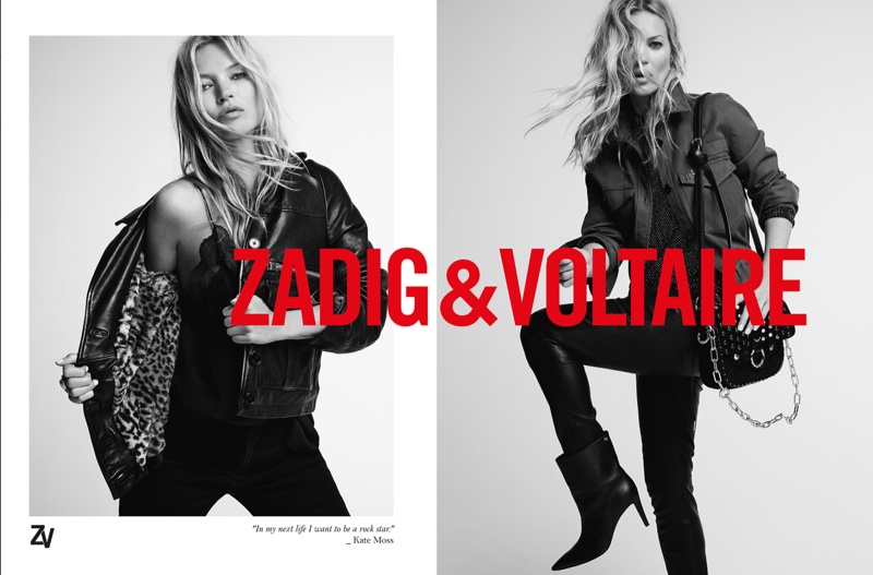 An image from Zadig & Voltaire's fall 2019 advertising campaign
