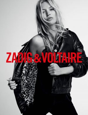 Kate Moss Zadig & Voltaire Fall 2019 Campaign