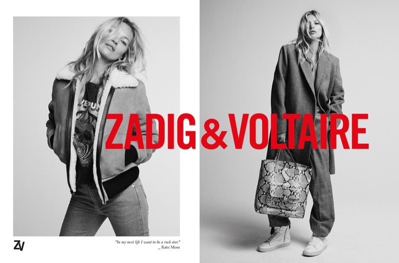 Supermodel Kate Moss appears in Kate Moss fall-winter 2019 campaign