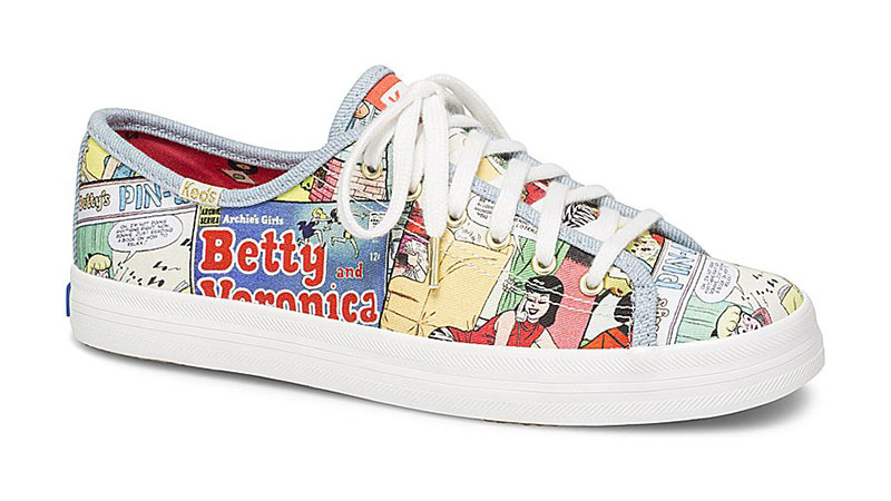 Keds x Betty & Veronica Kickstart Comic Sneaker in Denim/Multi $59.95