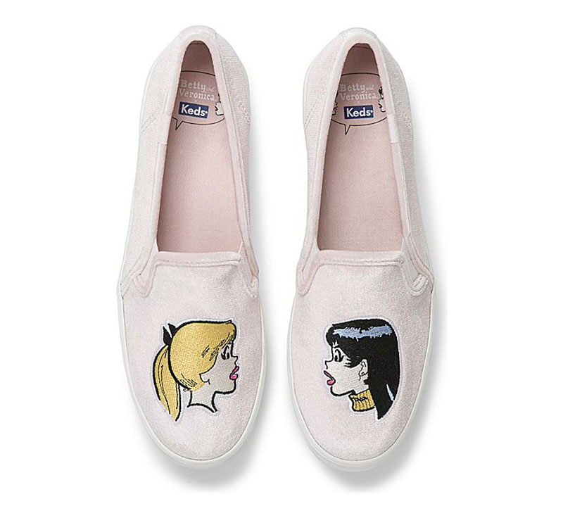 Keds x Betty & Veronica Triple Decker Embroidered Profile Sneaker $59.95