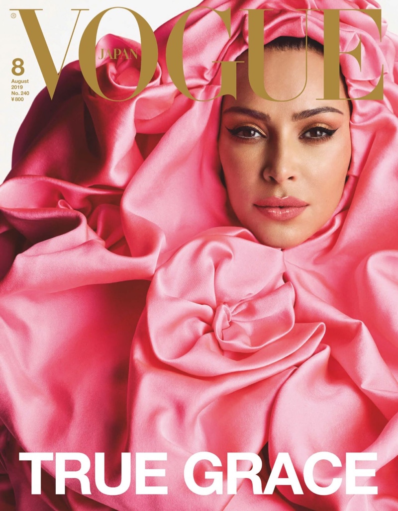 Clad in pink, Kim Kardashian wears Valentino Haute Couture design