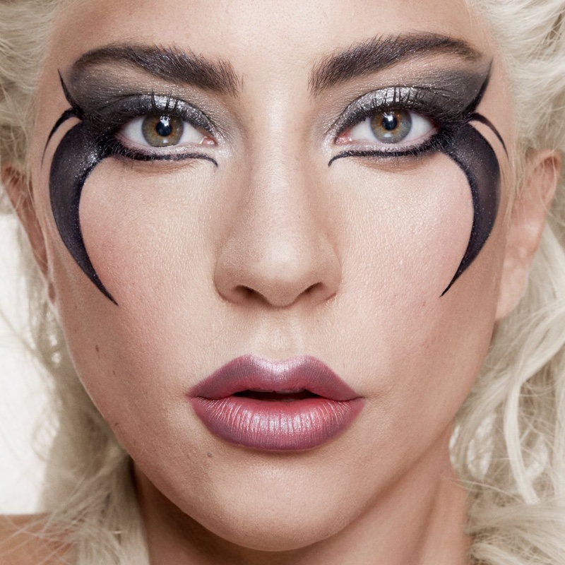 Ready for her closeup, Lady Gaga shows off makeup look from Haus Laboratories. Photo: Hannah Khymych