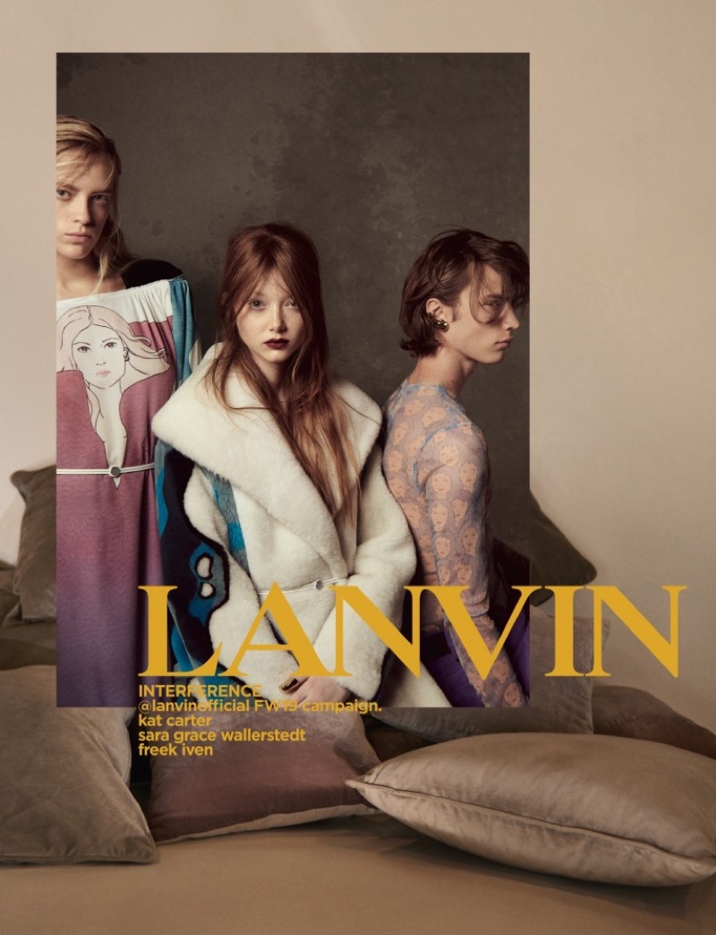 An image from Lanvin's fall 2019 advertising campaign