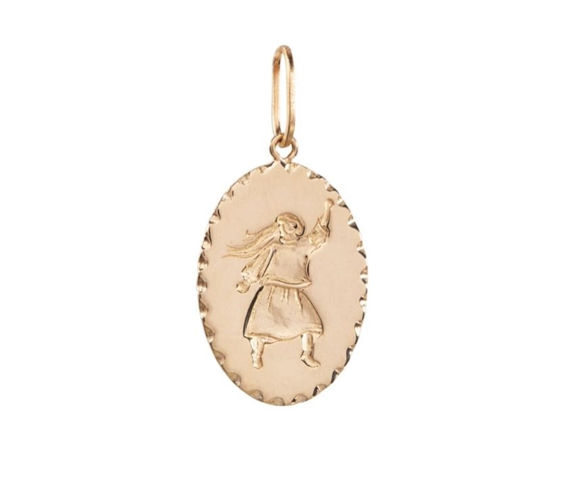 Leith Clark x Catbird Peaceful Girl with Fist Charm $154