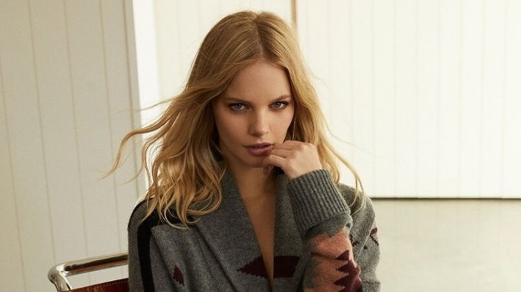 Marloes Horst Gets Cozy in 360 Cashmere Fall ’19 Campaign