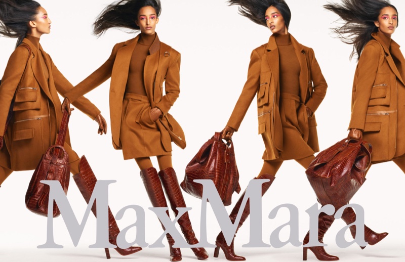 Mona Tougaard appears in Max Mara fall-winter 2019 campaign