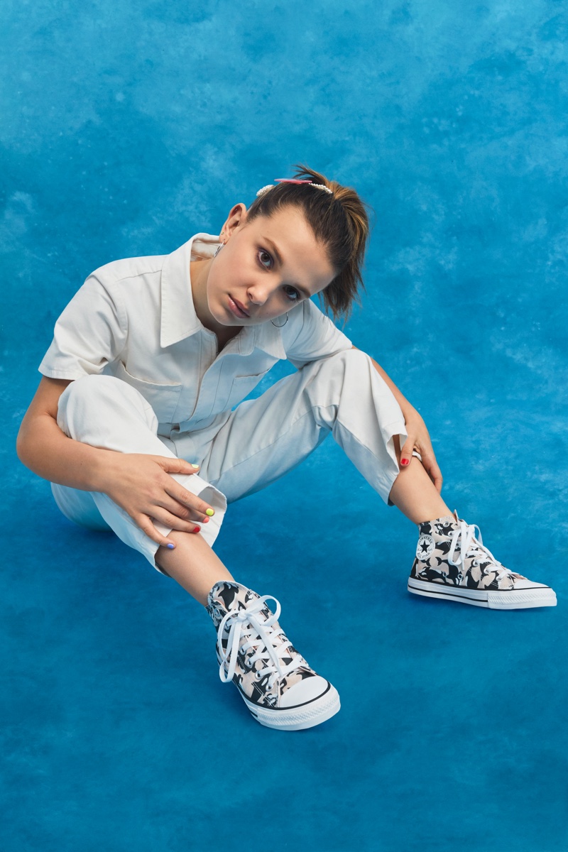 Millie Bobby Brown wears upcoming Converse sneaker collaboration