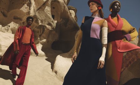 Bella Hadid & Adut Akech Enchant in Missoni Fall 2019 Campaign Alton Mason, Bella Hadid and Adut Akech front Missoni fall-winter 2019 campaign