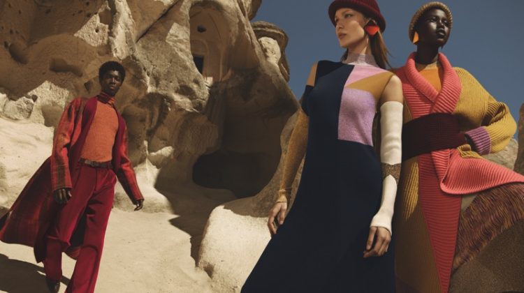 Bella Hadid & Adut Akech Enchant in Missoni Fall 2019 Campaign