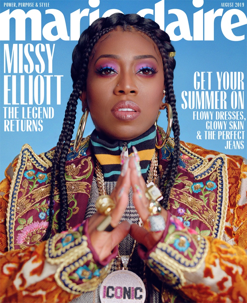 Missy Elliott on Marie Claire US August 2019 Cover