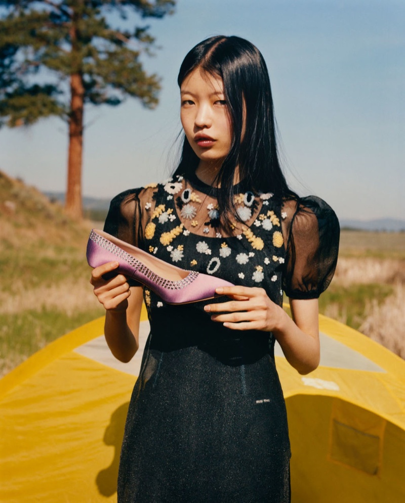 Tang He fronts Miu Miu fall-winter 2019 campaign