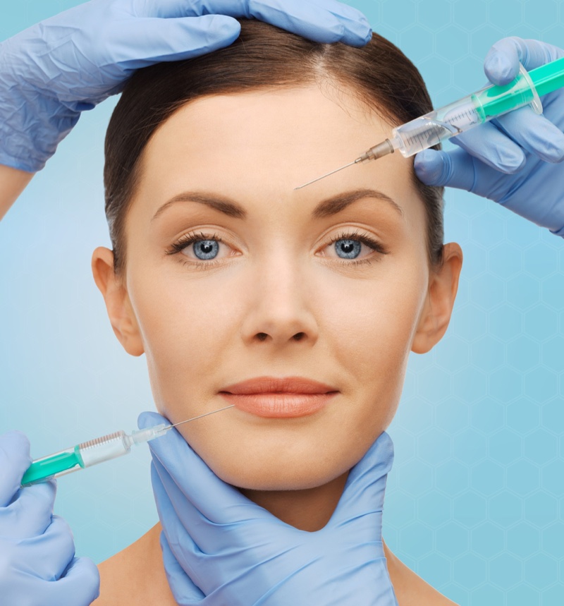 Model Surgeon Hands Fillers Botox Needles